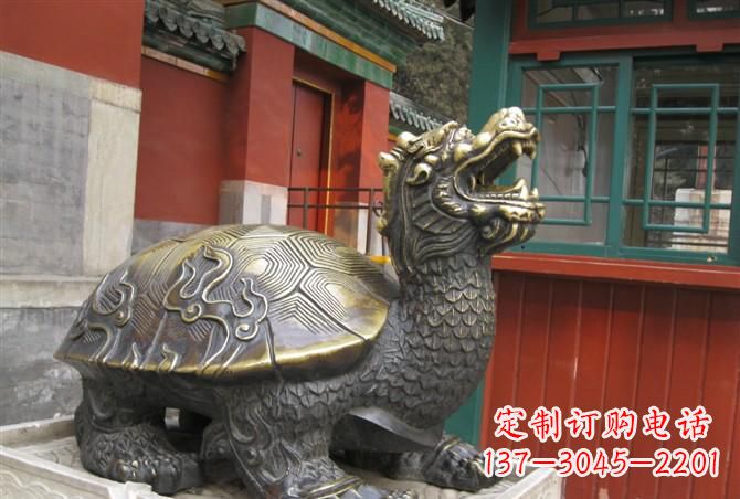 潍坊铸铜龙龟雕塑