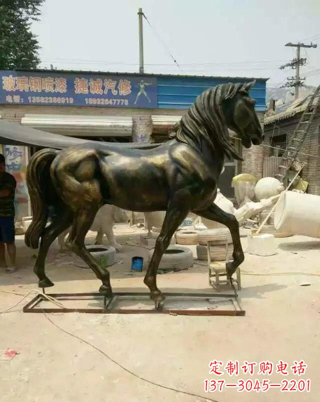 潍坊铸铜马雕塑