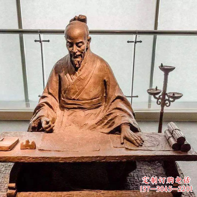 潍坊祖冲之圆周率情景小品雕塑-中国古代数学家著名历史人物