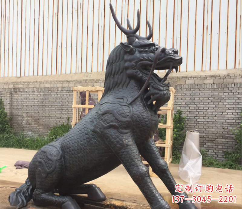 潍坊瑞兽麒麟铜雕