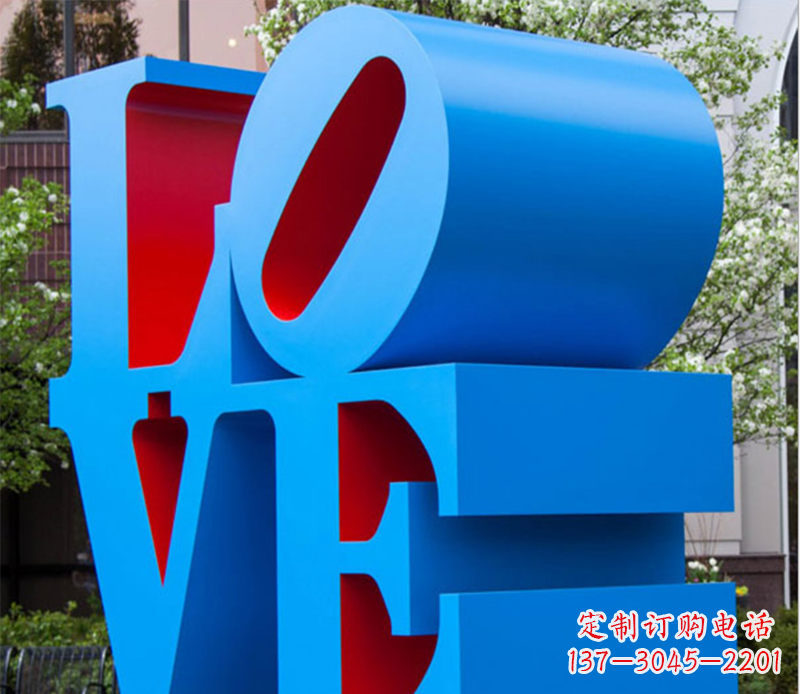 潍坊字母雕塑不锈钢